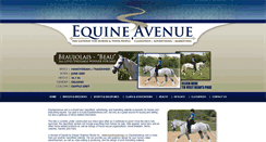 Desktop Screenshot of equineavenue.com